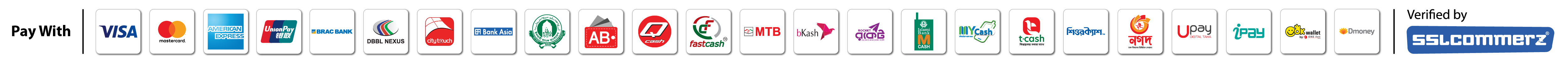 Accepted payment methods: VISA, MasterCard, AMEX and mobile financial services