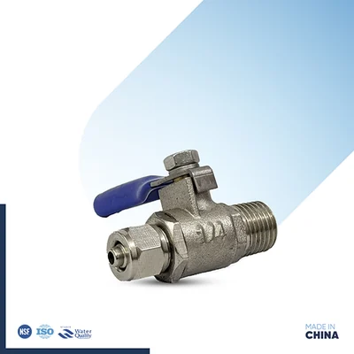 Ball Valve 1/4 thread by 6mm (China)
