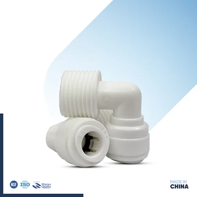 Elbow Connector 1/2 thread by 10mm Push