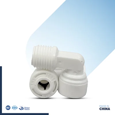 Elbow Connector 1/4 thread by 6mm Push