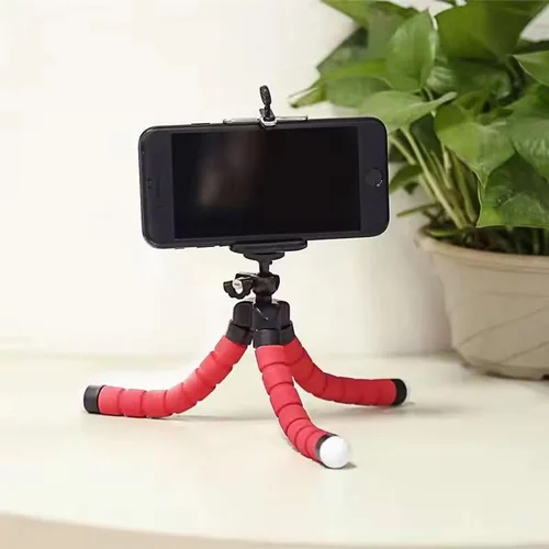 Flexible Octopus Mobile Tripod with Phone Holder