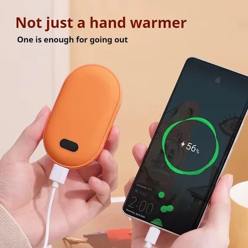 Rechargeable Hand Warmer with Power Bank Function