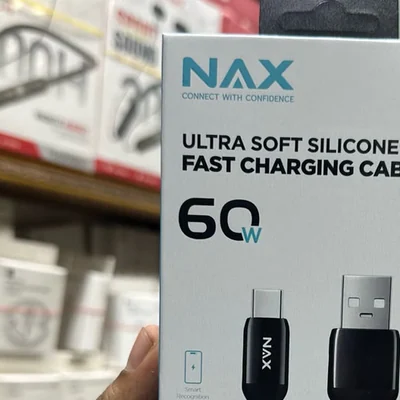 NAX 60W USB-C to USB-C Silicone Fast Charging Cable