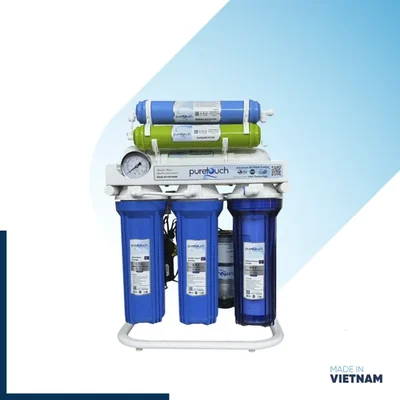Puretouch PT-103SG (BC) 7 Stage 100-GPD (With Stand & Pressure Meter)
